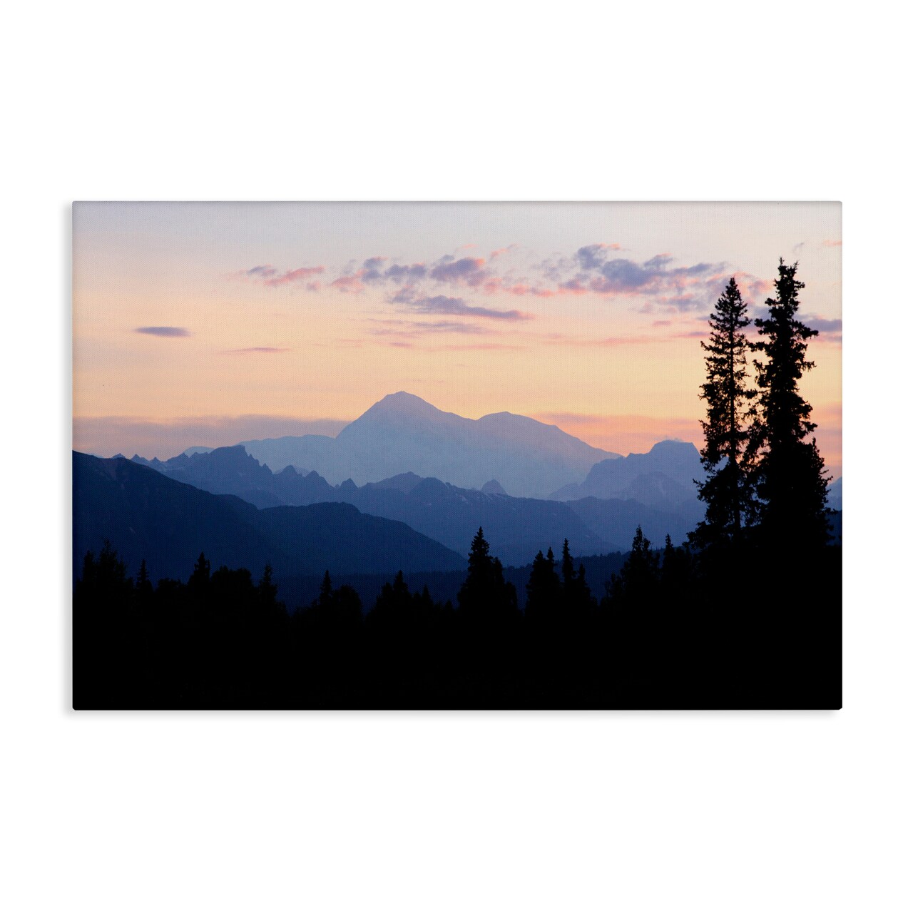 Stupell Industries Midnight On Mountain Canvas Wall Art Design by Shane Lamb